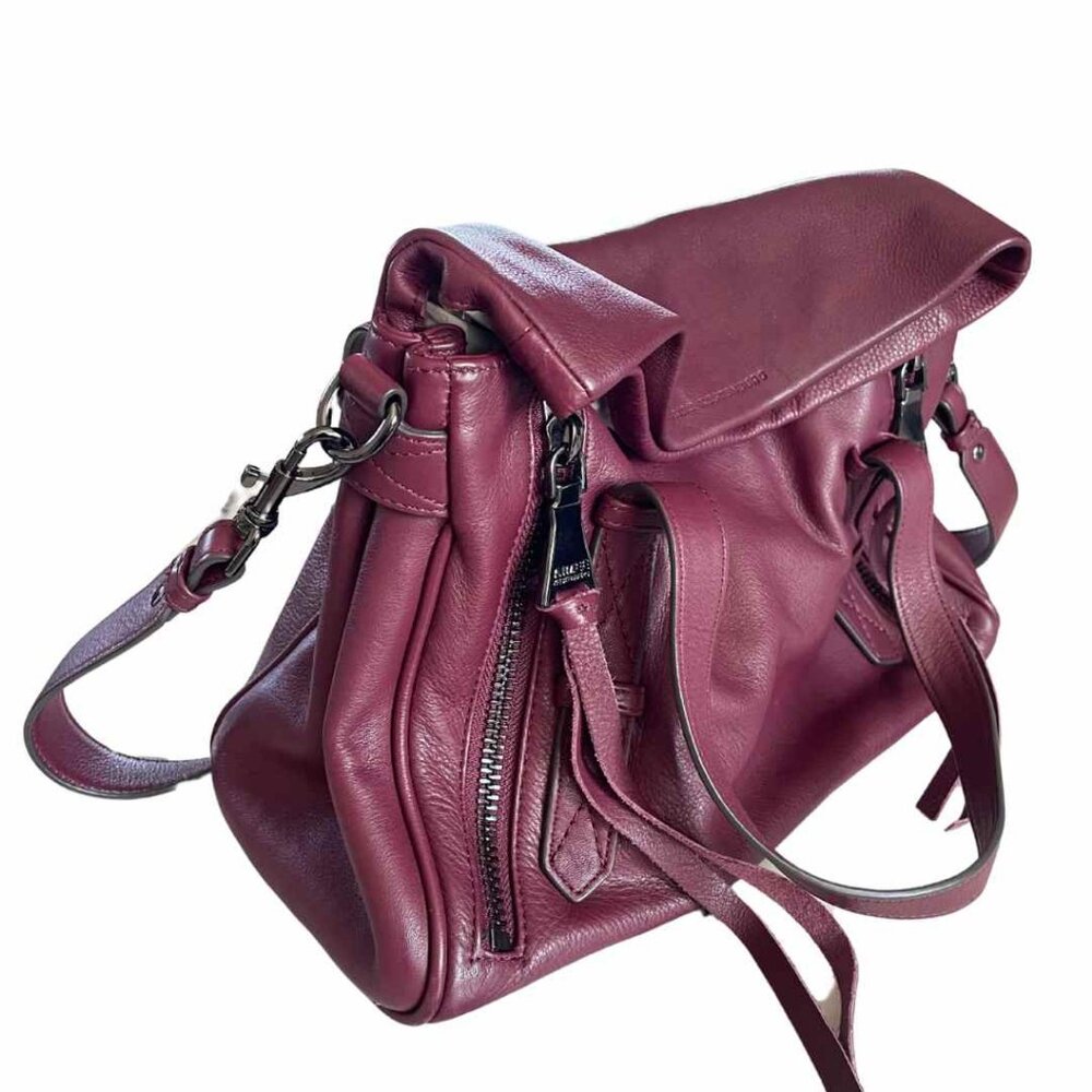 Aimee Kestenberg Burgundy Satchel - Picture 3 of 5